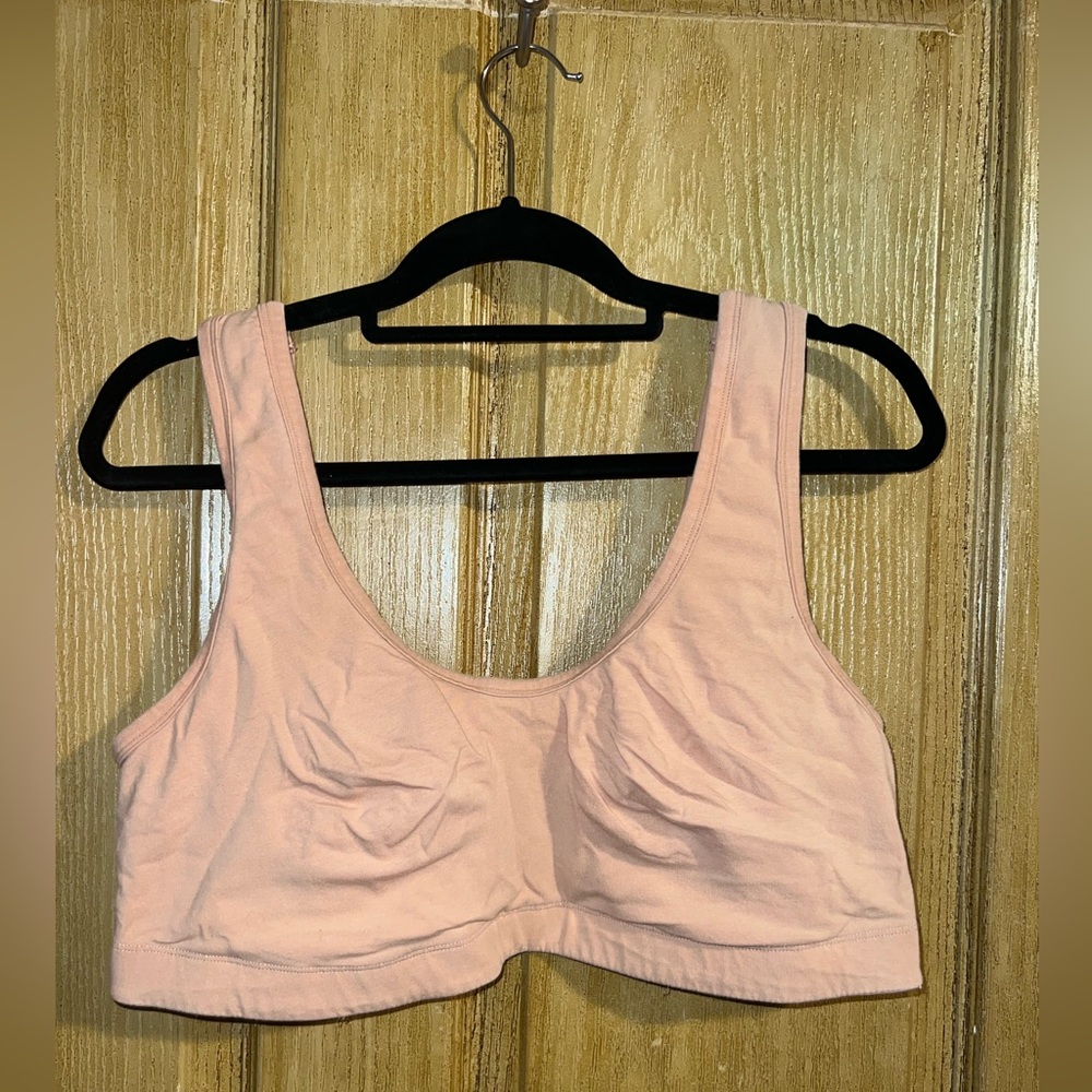 Aerie light orange bralette/ crop. Size XXL